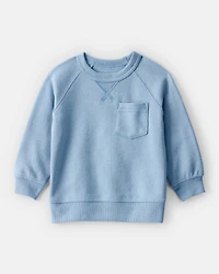 Baby Boy 2-Piece Daydream Fleece Long-Sleeve Sweatshirt & Joggers Set - Pink/Blue