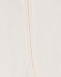 Baby Zip-Up Ribbed Sleep & Play Pajamas - Ivory