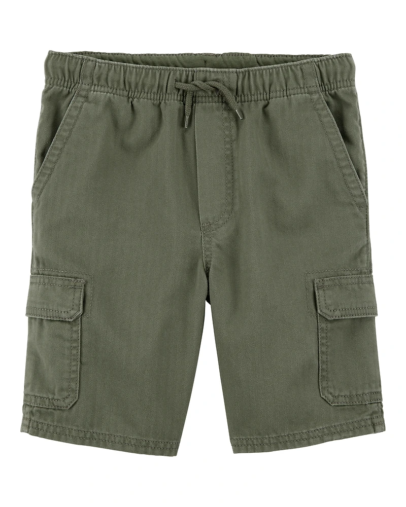 Kid  Cargo Utility Shorts - Olive