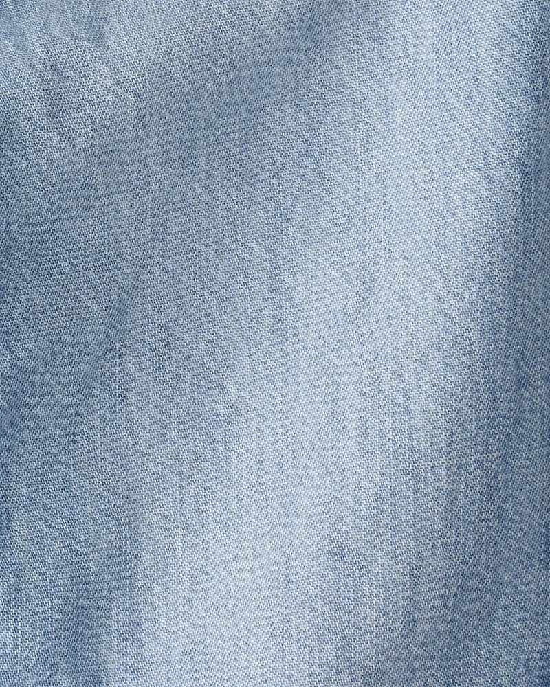 Toddler Boy Lined Light Wash Straight Jeans