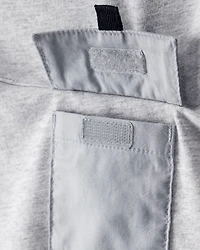Toddler Boy Short-Sleeve Pocket Tee - Grey