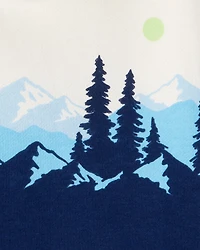 Toddler Boy DayDream Fleece Mountain Print Hoodie