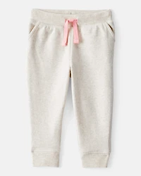 Baby Girl 2-Piece DayDream Fleece Fleece Hooded Zip-Up Jacket & Joggers Set - Cream, Pink