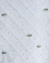 Baby Boy Dinosaur Print Long-Sleeve Jumpsuit - Blue