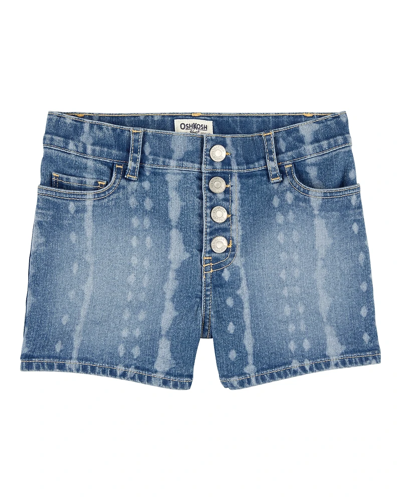 Kid Iconic Denim Short - Blue Ozone Wash