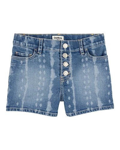 Kid Iconic Denim Short - Blue Ozone Wash
