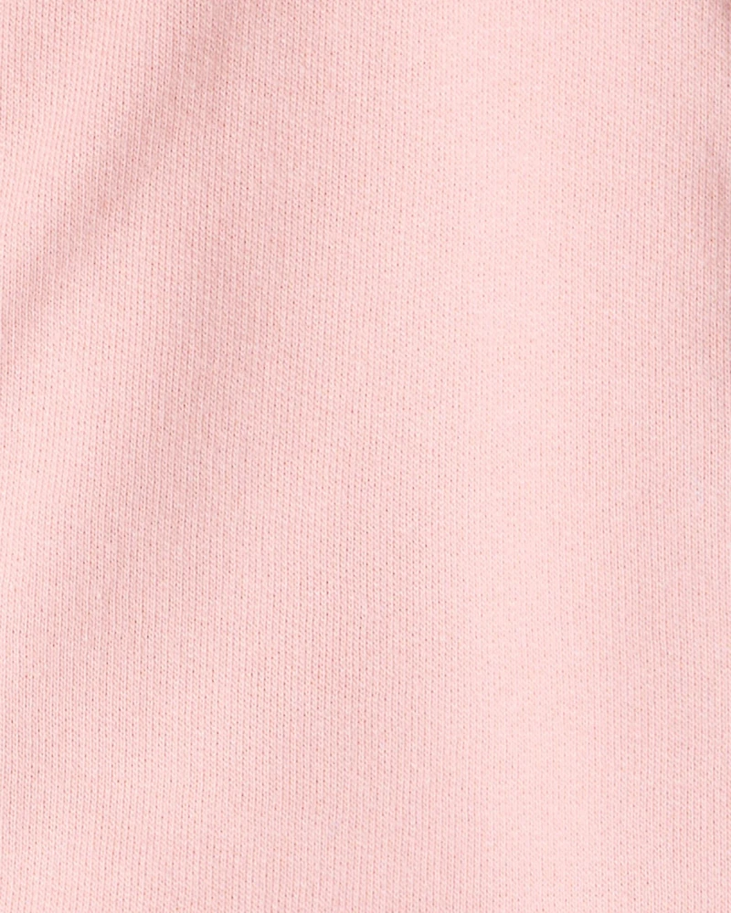 Toddler Girl Long-Sleeve Hooded Zip-Up Jacket - Pink