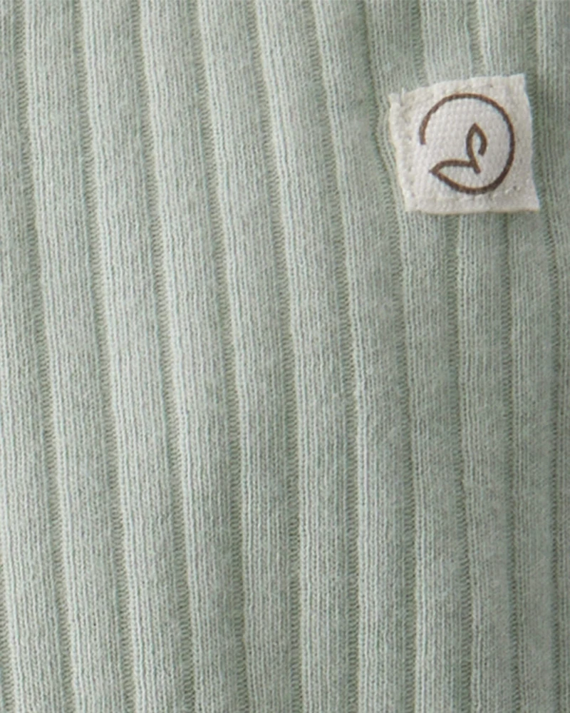 Baby Girl 2-Pack Organic Cotton Rib Leggings