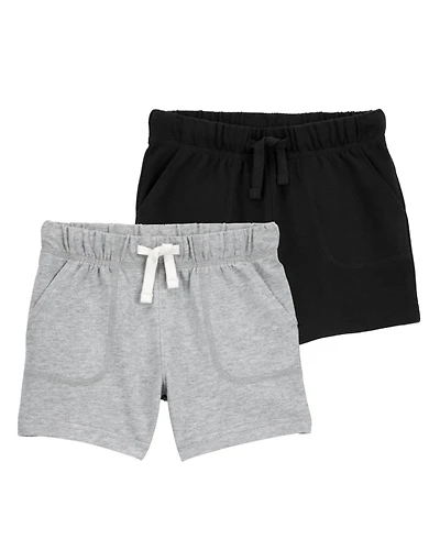 Toddler 2-Pack Pull-On French Terry Shorts