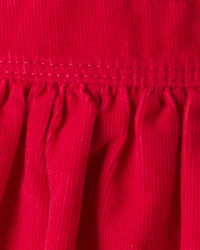 Baby Girl Corduroy Skirtall - Red