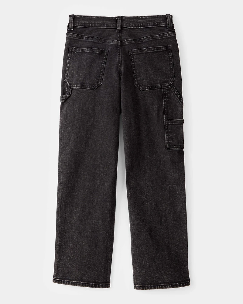 Boys Baggy Iconic Denim Carpenter Pants