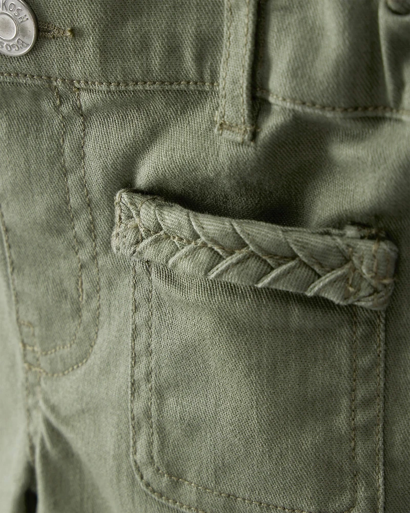 Toddler Girl Cotton Flare Pants