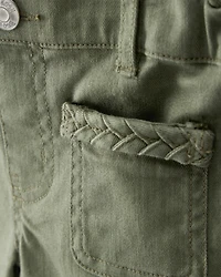 Toddler Girl Cotton Flare Pants