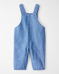 Baby Organic Cotton Chambray Overalls
