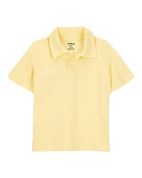Toddler Pique Uniform Polo Shirt - Yellow