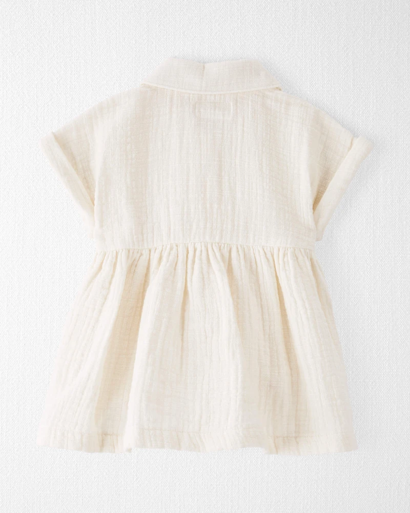 Baby Organic Cotton Gauze Dress