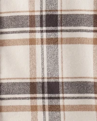 Baby Boy Western Plaid Cotton Long-Sleeve Button-Down