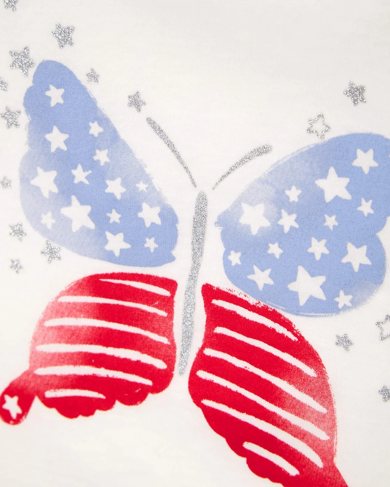 Girls Butterfly Graphic Tee