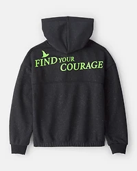 Girls Wicked Elphaba Sparkle Hoodie - Black