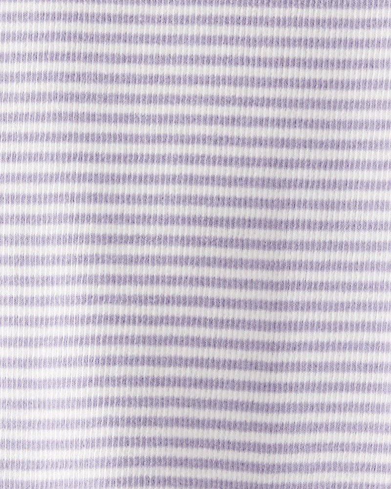 Baby Striped Organic Cotton Pajamas Set