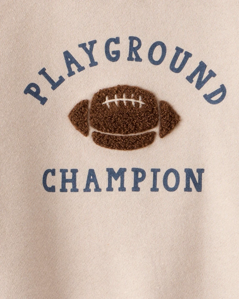 Baby Boy Football Long-Sleeve Tee & Pant Set