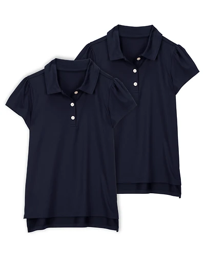 Kid -Pack Active Uniform Polo Shirts in Moisture Wicking BeCool™ Fabric