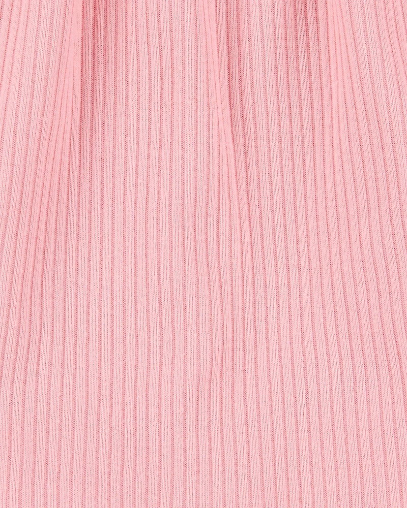 Baby 2-Piece Bodysuit Dress & Cardigan Set - Pink/Ivory