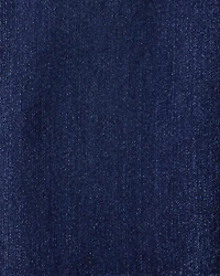 Kid Tapered Iconic Denim Drawstring Joggers - Indigo Wash