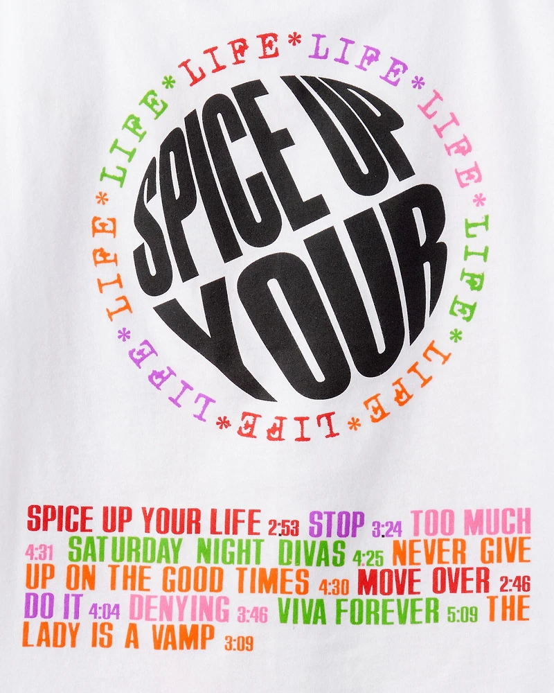 Kid Spice Girls Short-Sleeve Graphic Tee - Ivory