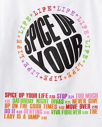 Kid Spice Girls Short-Sleeve Graphic Tee - Ivory