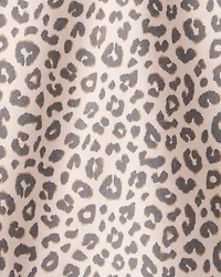 Baby Girl 2-Piece Leopard Print Top & Cotton Stretch Leggings Set - Brown