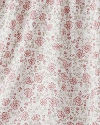 Girls Organic Cotton Dress in Prairie Blossom Print