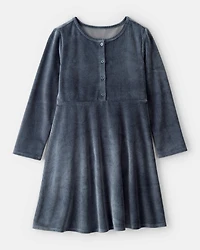 Girls Cozy Rib Dress