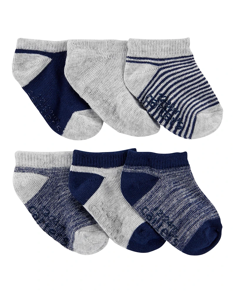 Toddler 6-Pack No-Show Socks