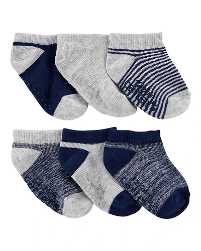 Toddler 6-Pack No-Show Socks