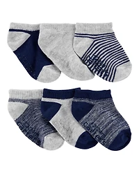 Toddler 6-Pack No-Show Socks