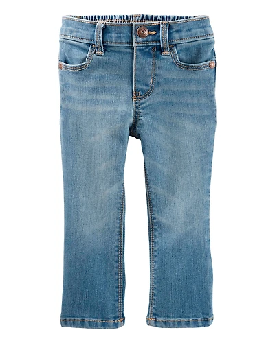 Baby Girl Light Blue Wash Bootcut Jeans
