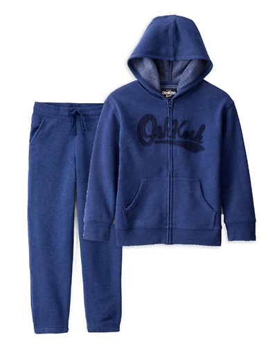 Boys 2-Piece Daydream Fleece Zip Jacket & Joggers Set - Blue