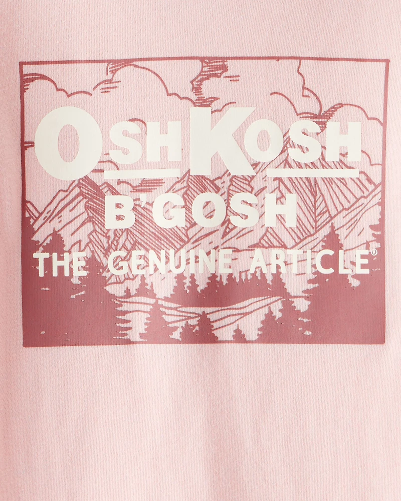 Toddler Girl Vintage OshKosh B'Gosh Long-Sleeve Graphic Tee - Pink