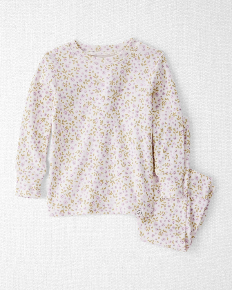 Baby Organic Cotton Pajamas in Botanic Muse Print