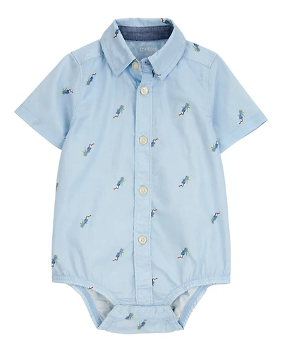 Baby Boy Toucan Button-Front Bodysuit