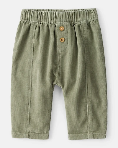 Baby Boy Corduroy Fashion Pants - Green