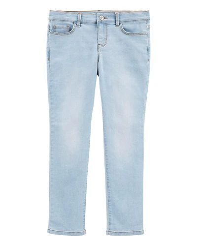Kid Blue Ice Wash Plus-Fit Skinny-Leg Jeans
