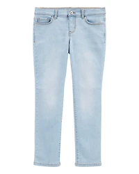 Kid Blue Ice Wash Plus-Fit Skinny-Leg Jeans