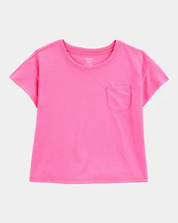 Kid Solid Short-Sleeve Fashion Top