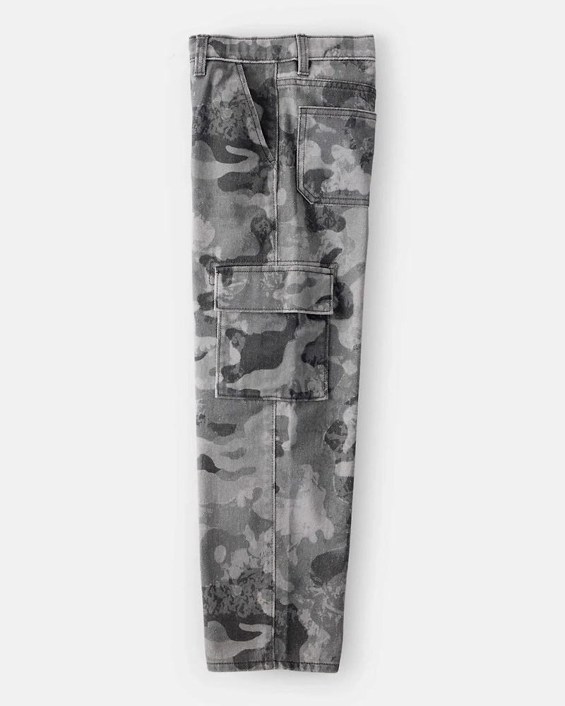 Boys Cargo Camo Fashion Pants