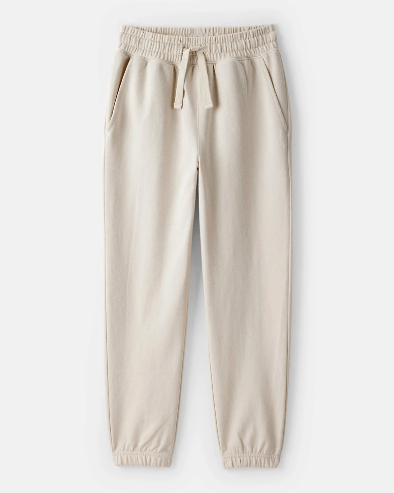 Boys DayDream Fleece Active Drawstring Jogger - Brown