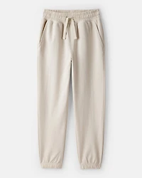 Boys DayDream Fleece Active Drawstring Jogger - Brown