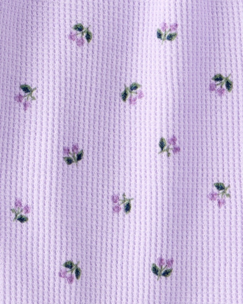 Baby 2-Piece Berry Print Bodysuit Pant Set - Purple
