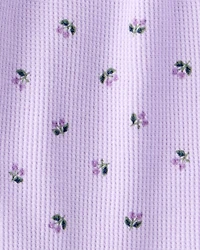 Baby 2-Piece Berry Print Bodysuit Pant Set - Purple
